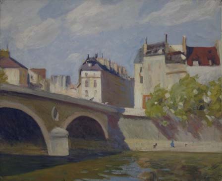 Mystery Bridge Painting Number 1 - Bremer or Hopper