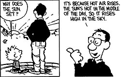 Calvin and Hobbes - Why Sun Sets