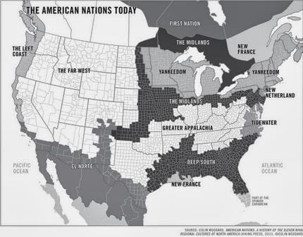 American Nations Map