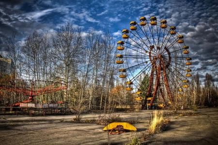 Fairground in Pripyat, Ukraine