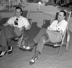 J Edgar Hoover and Clyde Tolson