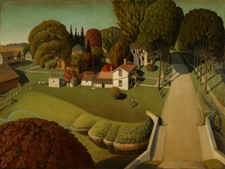 Birthplace of Herbert Hoover - Grant Wood