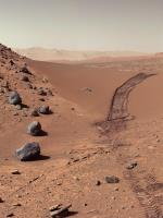 Curiosity Rover Image of Martian Landscape