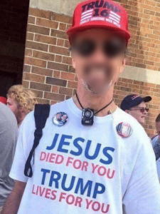 JESUS Died for You, TRUMP Lives for You