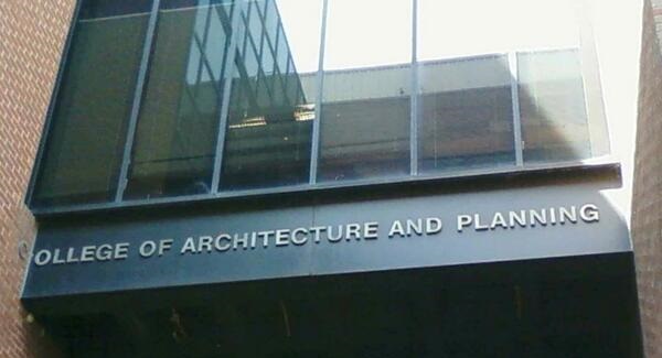 The Final Word on the College of Architecture and Planning SignFrankly  Curious