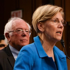 Elizabeth Warren and Bernie Sanders